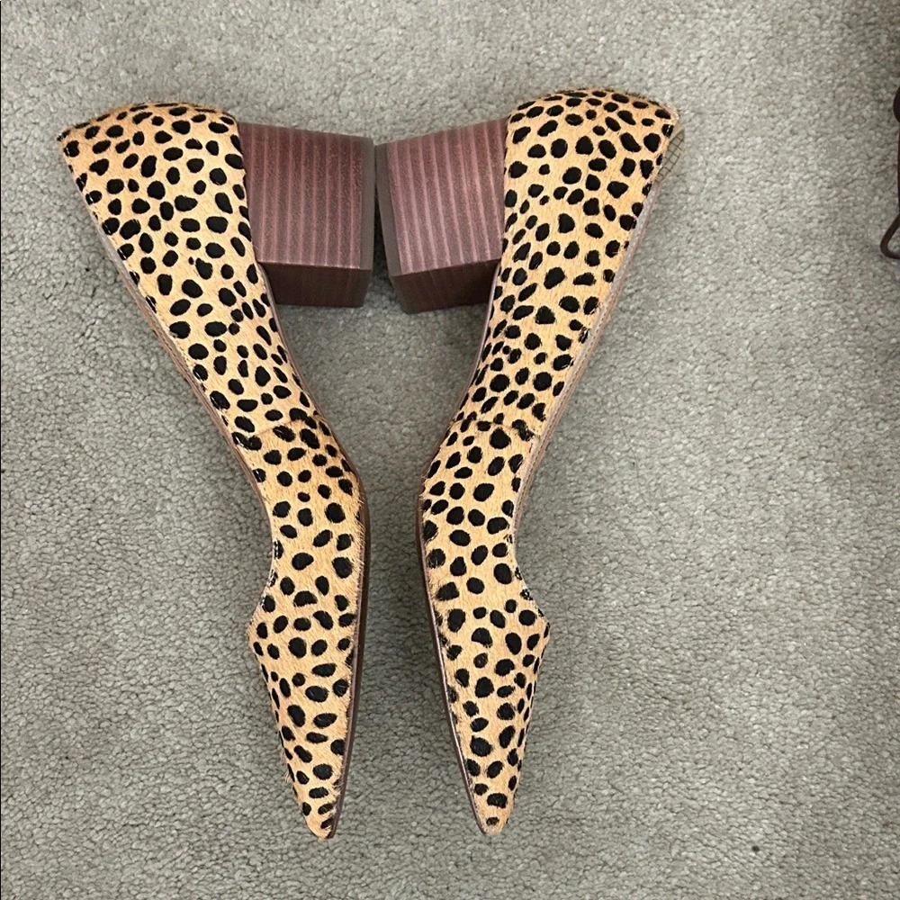 Sole Society Tan and Black Leopard Heels - Picture 2 of 3